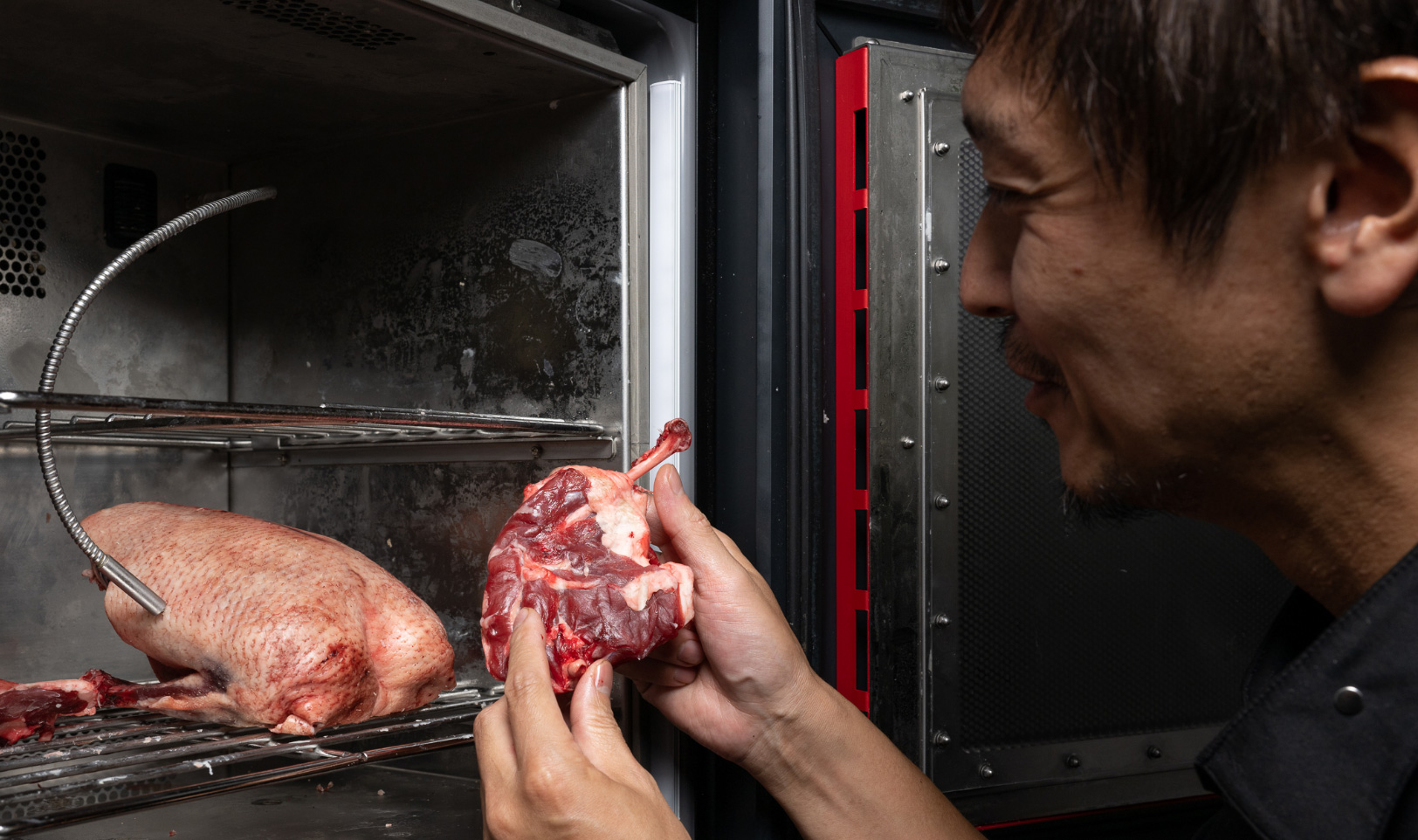 エイジングブースター庫内の肉
